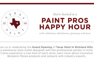 Paint Pros Happy Hour